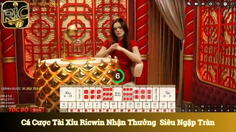 Cá cược tài xỉu mang đến khả năng nhận thưởng lớn