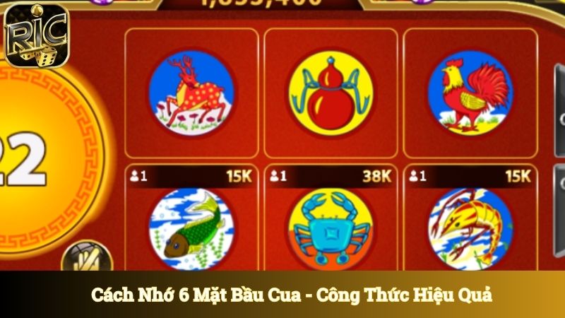 Cách Nhớ 6 Mặt Bầu Cua