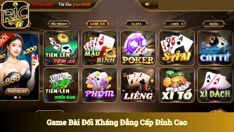 Game bài đối kháng đẳng cấp đỉnh cao