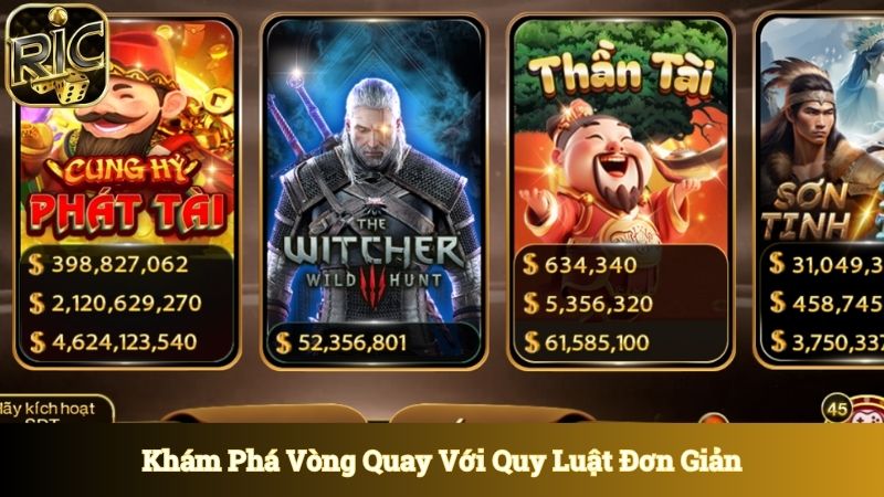 Khám phá vòng quay với quy luật đơn giản dễ tiếp cận 