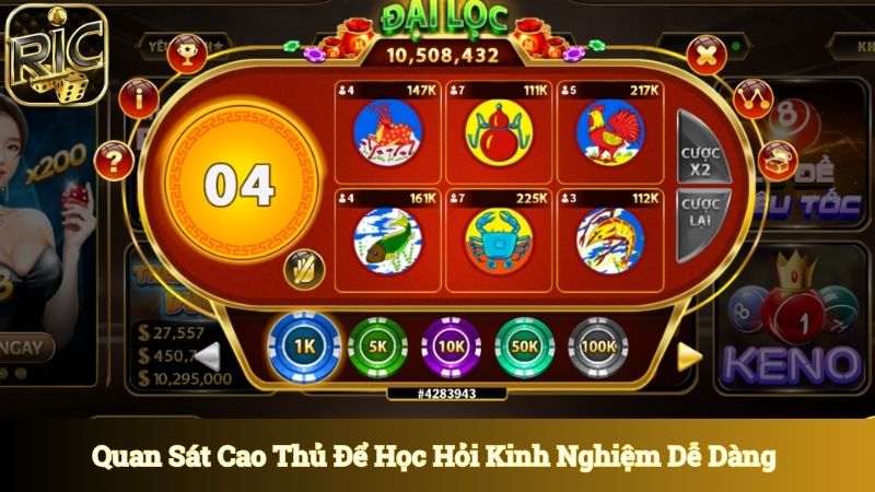 Quan sát cao thủ để học hỏi kinh nghiệm dễ dàng