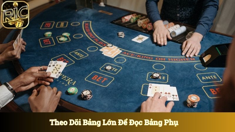 Theo dõi thông tin từ bảng lớn để đọc bảng phụ