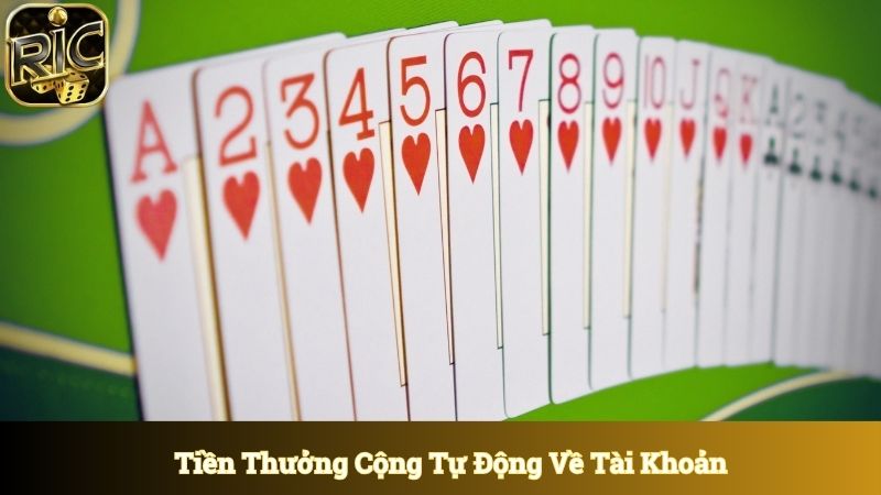 Tiền thưởng chặt heo cộng tự động vào tài khoản hội viên