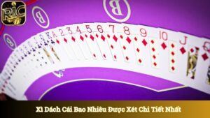 Xì Dách Cái Bao Nhiêu Được Xét